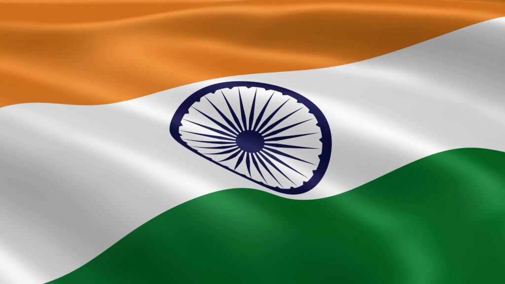 Vibrant 4K Indian Flag Wallpaper - Silky Texture & Heritage Colors