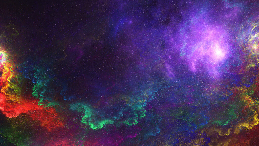 Vibrant 4K Cosmic Wallpaper: Colorful Nebulae & Star Clusters