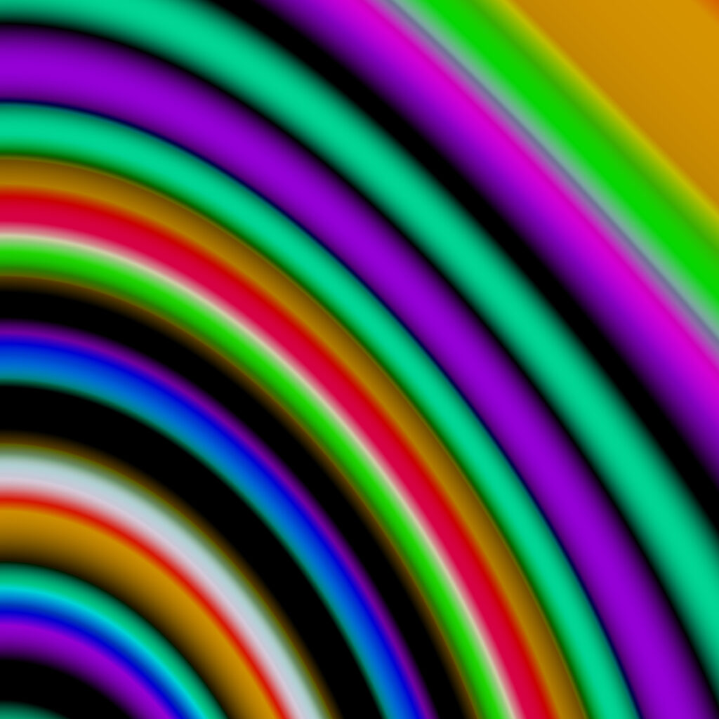 Vibrant 5000x5000 Abstract Wallpaper with Colorful Blurred Stripes