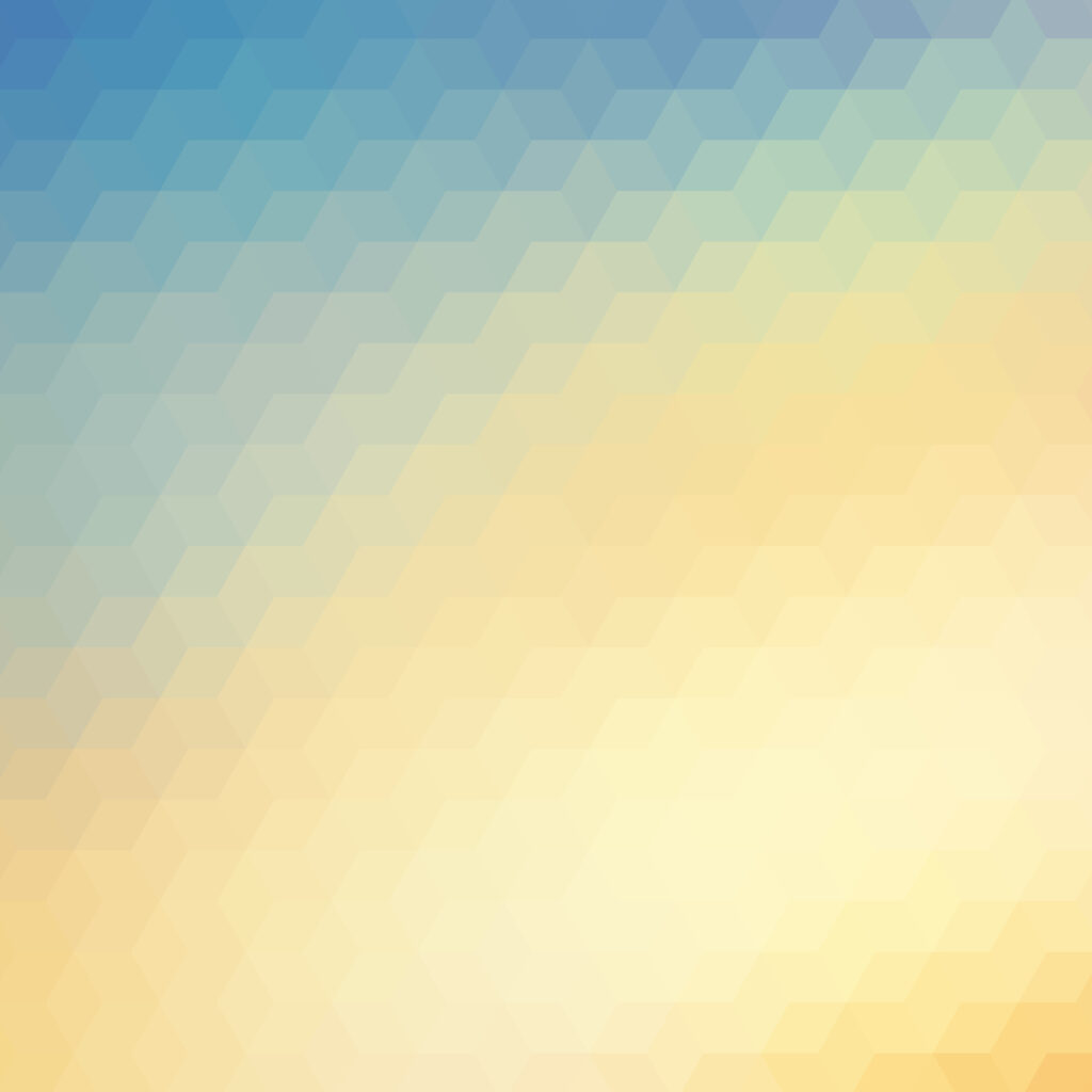 Stunning Gradient Hexagon Wallpaper: Blue to Yellow Background Art