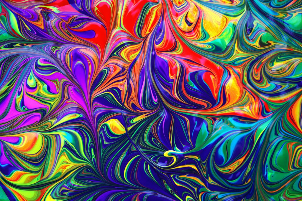Vibrant Abstract 5616x3744 Wallpaper with Colorful Swirling Patterns