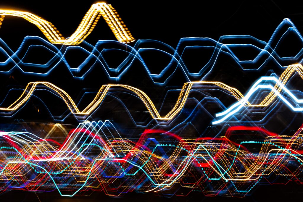 Vibrant Abstract Light Trails Wallpaper - 6000x4000 Background