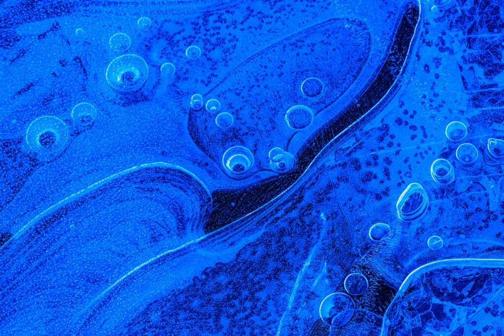Vibrant Abstract Blue Bubble Background - 6001x4000 Wallpaper