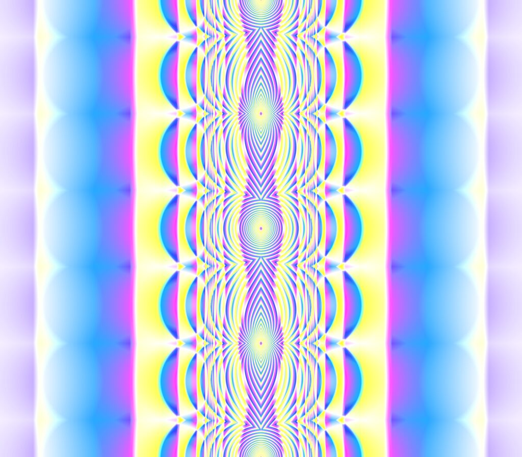 Vibrant 6400x5600 Geometric Background with Intricate Patterns Wallpaper