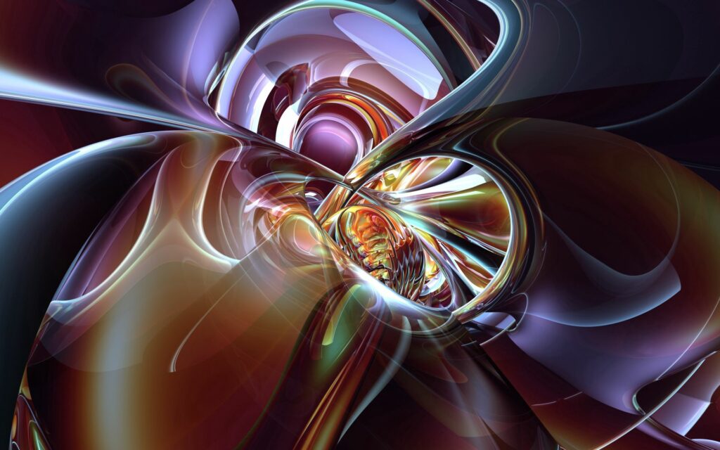 Dynamic 1920x1200 Abstract Multicolored Metallic Wallpaper Background