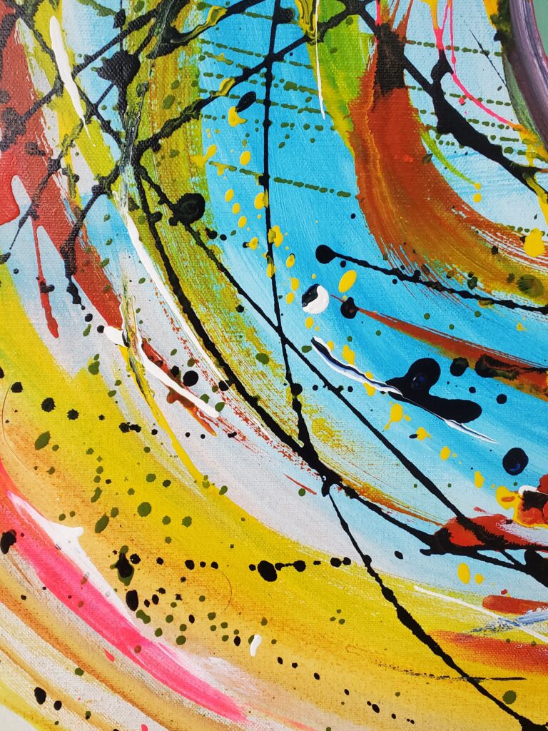 Vibrant 2400x3200 Abstract Colorful Canvas Wallpaper Background