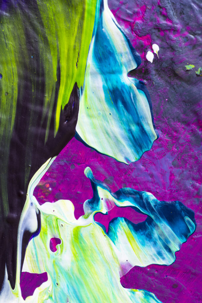 Vivid Acrylic Wallpaper: Dynamic Abstract Art Background