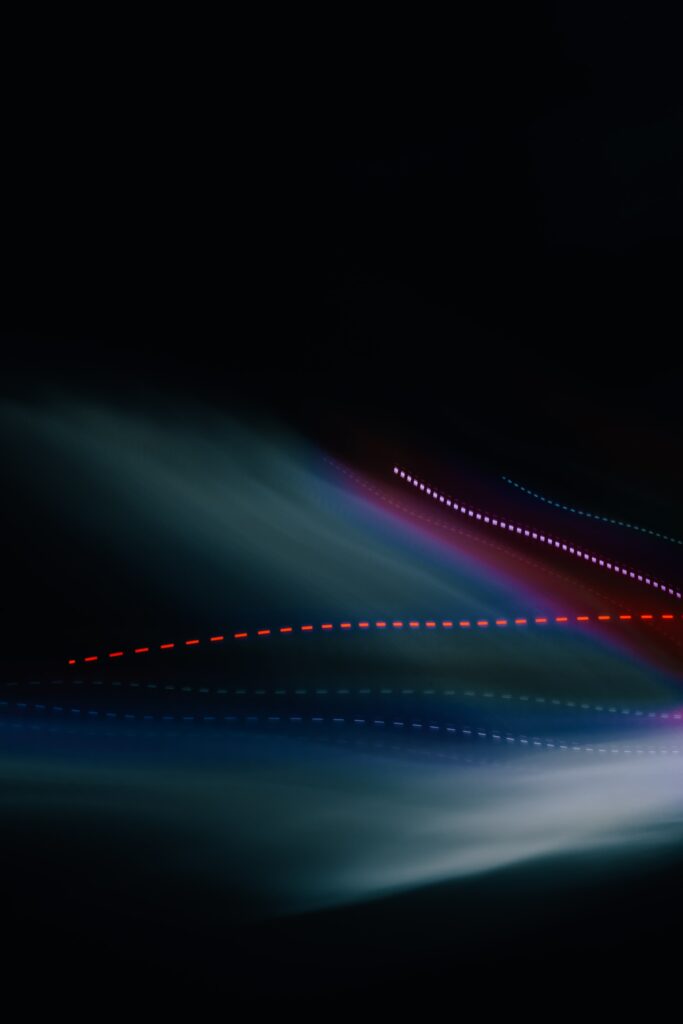 Vibrant Abstract Light Lines Wallpaper - Dynamic Dark Background