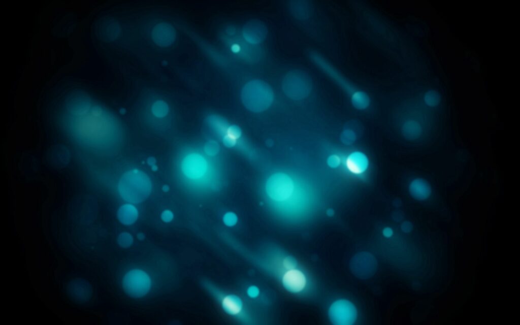 Vibrant Abstract Bokeh Wallpaper: Serene Blue Background Design