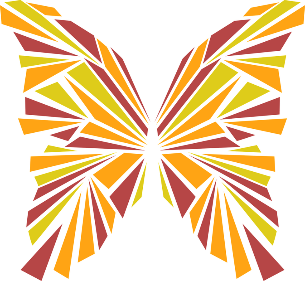 Vibrant Abstract Butterfly Wallpaper: Creativity & Elegance in Colors