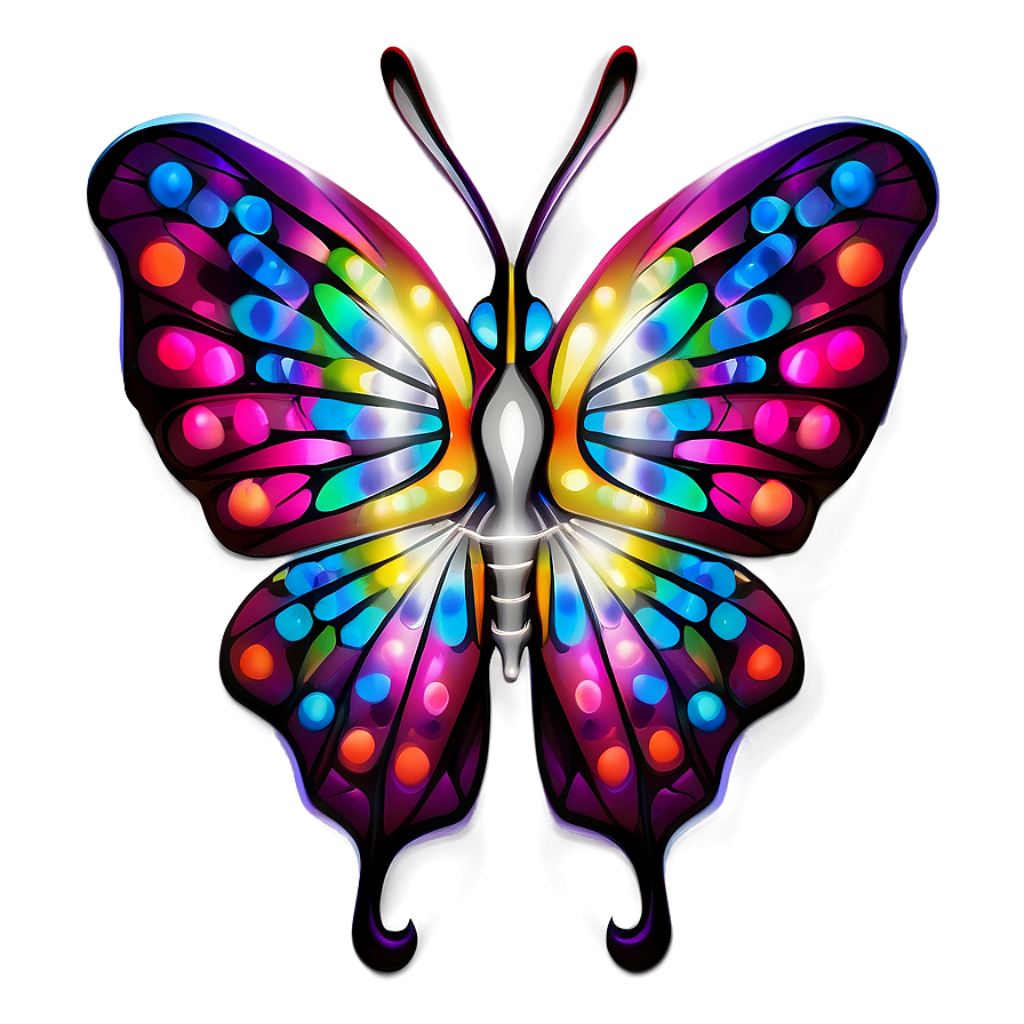 Vibrant Abstract Butterfly Wallpaper - Colorful Pattern Background