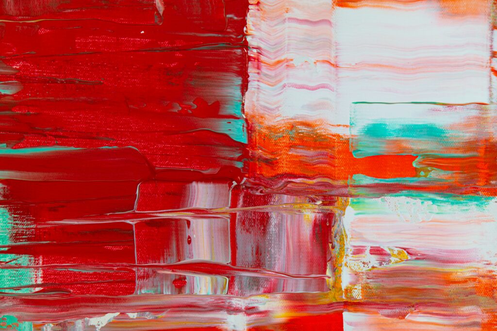 Vibrant Abstract Canvas Wallpaper: Bold Colors & Dynamic Design