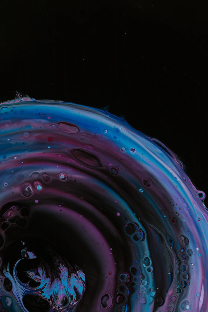 Vibrant Abstract Circle Wallpaper - Paint Stains & Lines 4000x6000