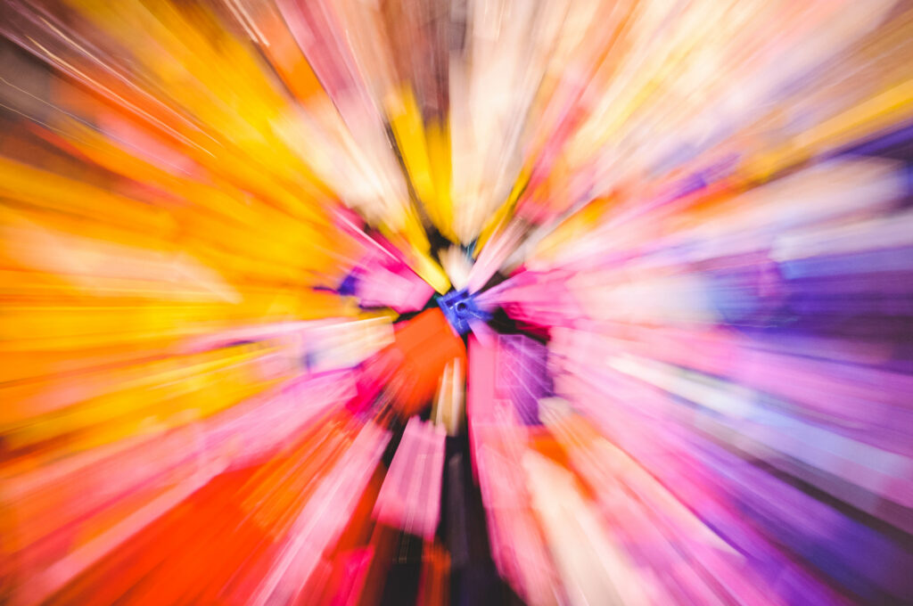 Vibrant Abstract Color Explosion Wallpaper - Dynamic Background