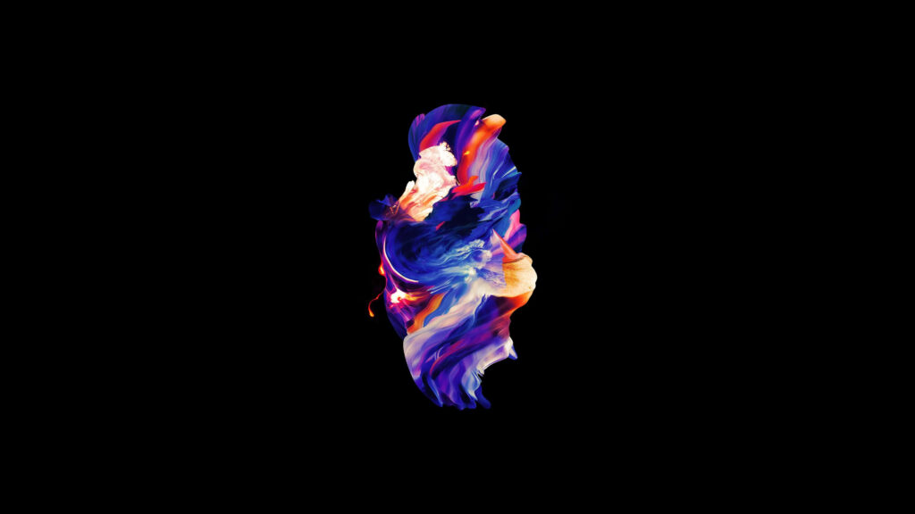 Vibrant Color Splash Wallpaper for 4K OLED Displays