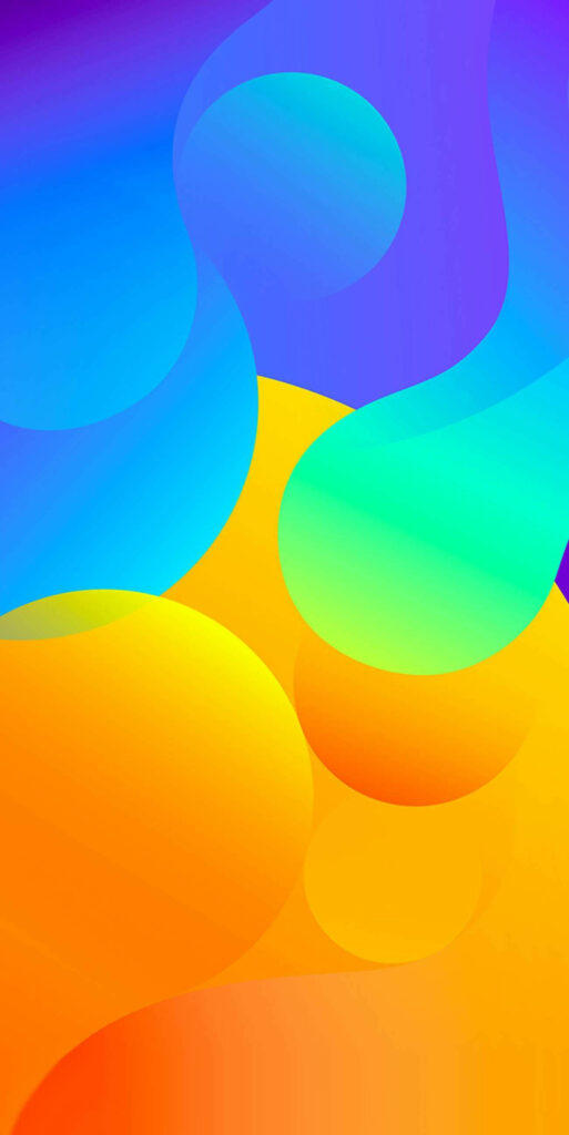 Vibrant Abstract Color Swirl iPhone Background Wallpaper