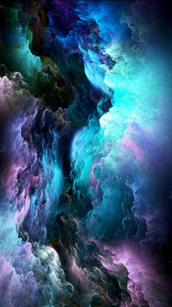 Vibrant Abstract Cloud HD Wallpaper - Mystical Background Art