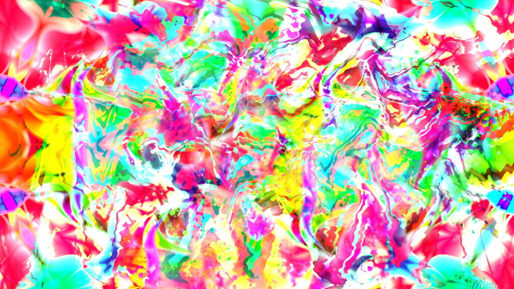 The Vivid Symphony: Captivating Abstract Colors in a Stunning HD Wallpaper Background
