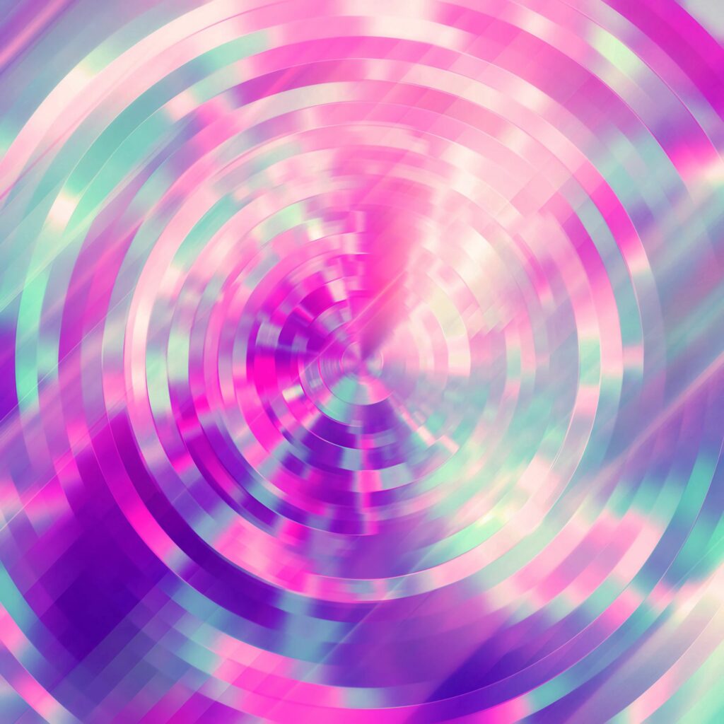 Vibrant Abstract Wallpaper: Mesmerizing Concentric Circles in Color