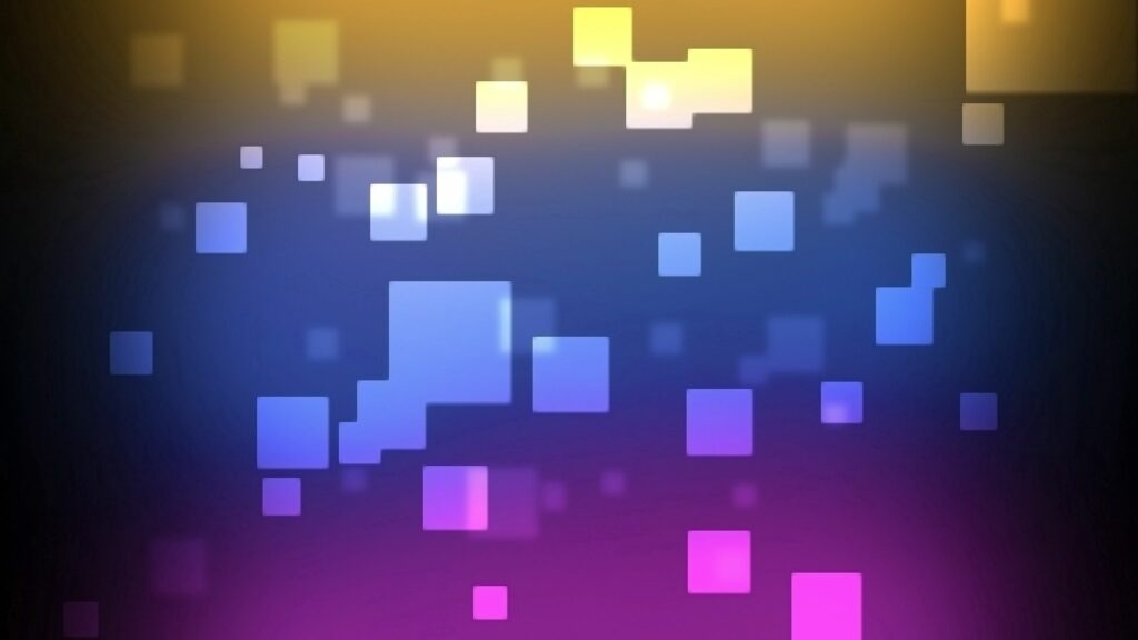 Vibrant Cube Wallpaper: Dynamic Light & Colorful Abstract Background