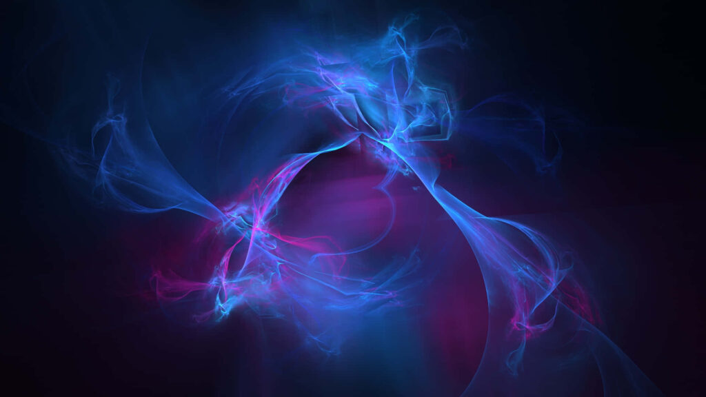 Vivid Blue & Pink Energy Wallpaper: Abstract Mystic Aura Background