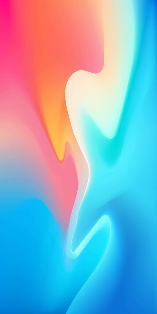 Vibrant Abstract Fluid Art Wallpaper for Oppo A5s - Bold Colors