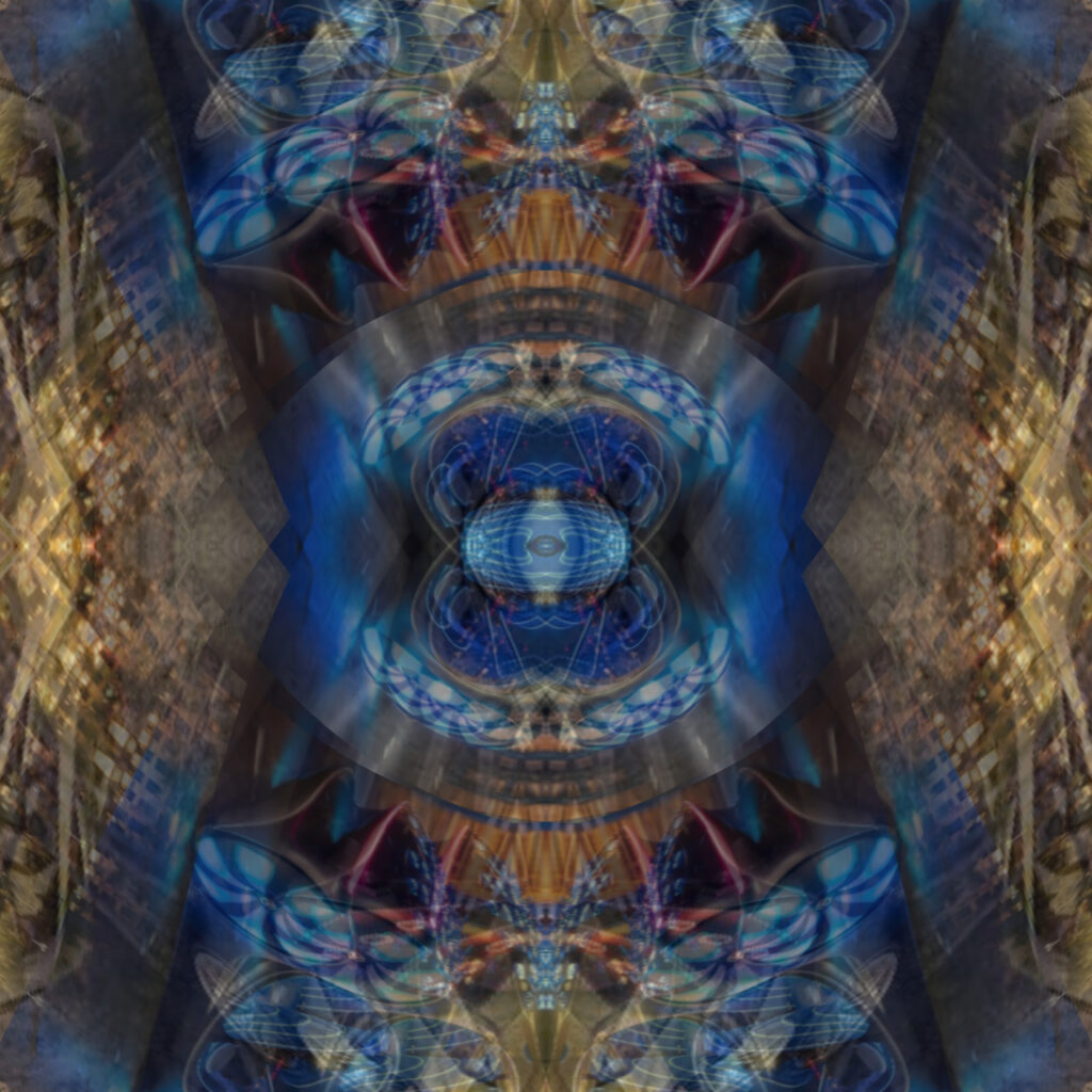 Vibrant Abstract Fractal Wallpaper - 3456x3456 Digital Background