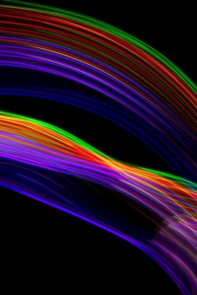 Vibrant Abstract Freezelight Wallpaper - 2735x4100 Background