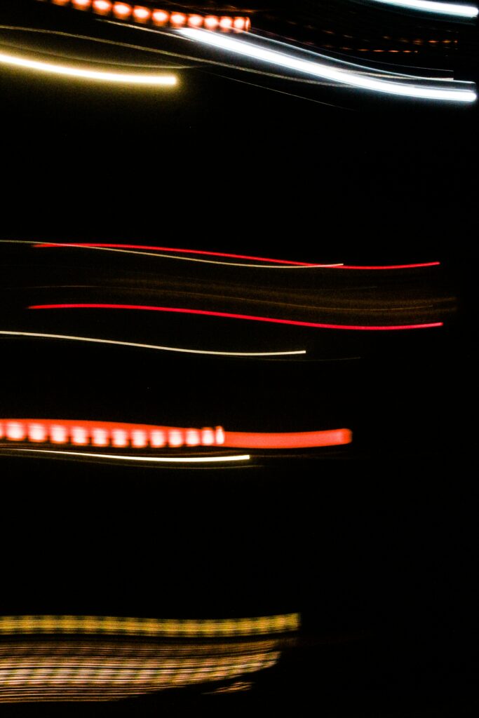 Vibrant Abstract Freezelight Wallpaper - Red, White & Yellow Design