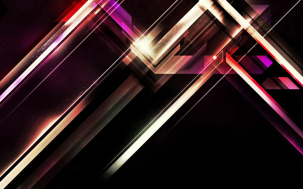Vibrant Abstract Geometric Wallpaper - Futuristic Glass Design