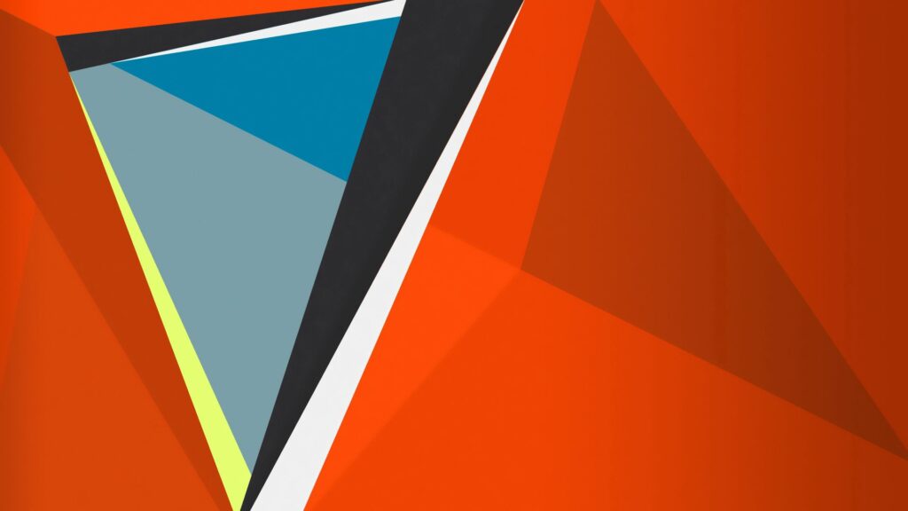 Vibrant Abstract Geometric Wallpaper: Bold Triangles & Shapes
