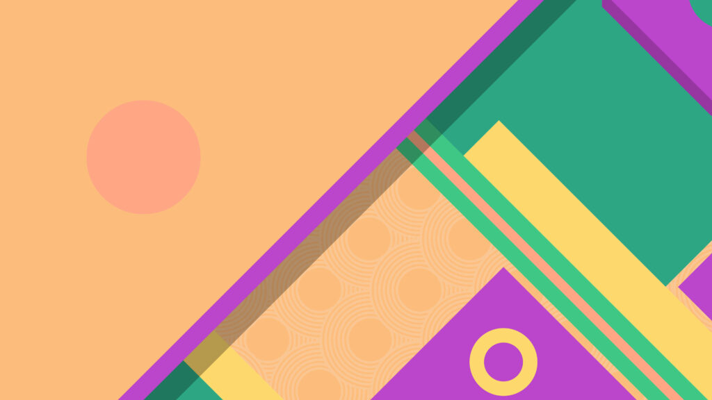 Vibrant Abstract Geometric Wallpaper: Modern Bold Design Background