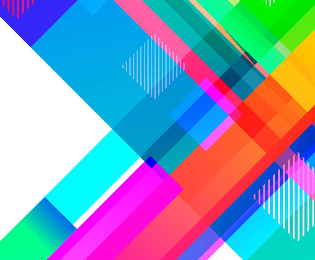 Vibrant Abstract Geometric Wallpaper in Bold Colors – Modern Design