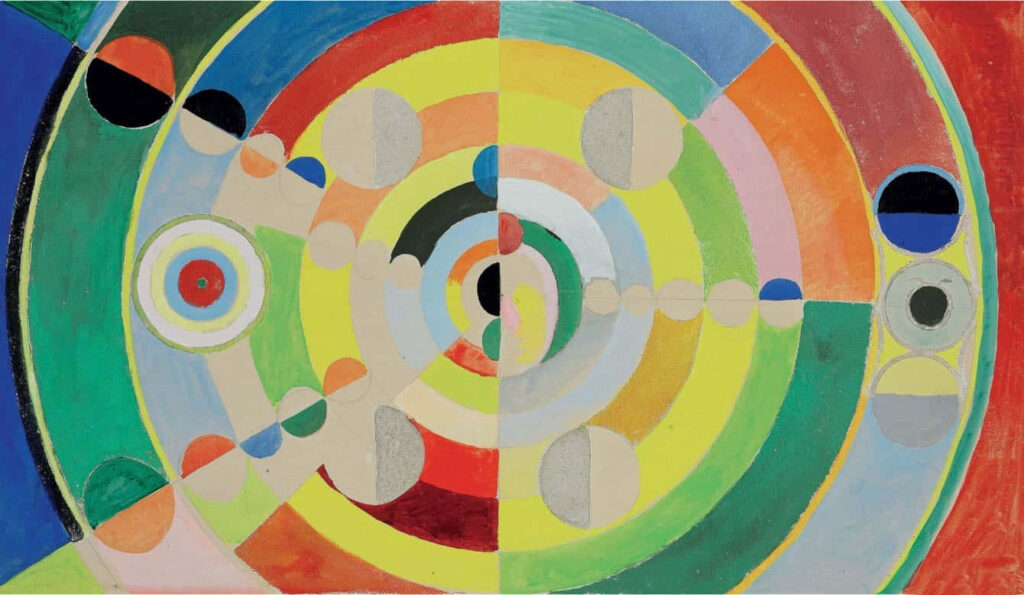 Vibrant Abstract Wallpaper: Colorful Concentric Circles & Patterns