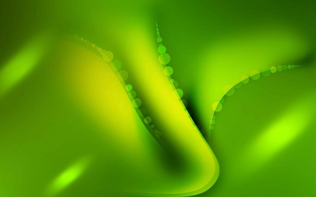 Vibrant Abstract Green & Yellow Wallpaper with Glittering Design