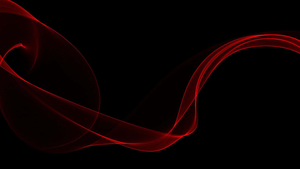 Vivid Symphony: Exploring the Abstract Multiverse in Vibrant Red and Black Wallpaper