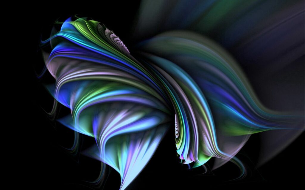Vibrant Abstract Leaf Design Wallpaper – 1920x1200 Background