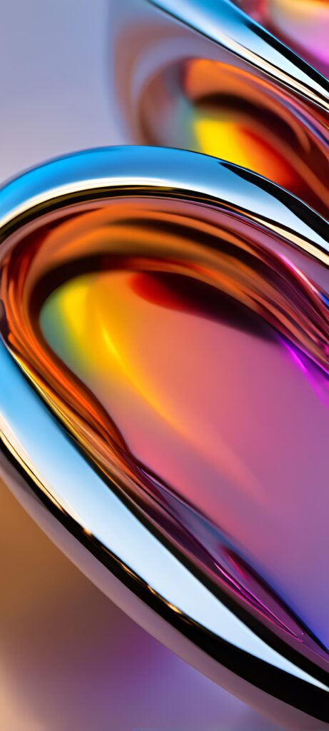 Vibrant Abstract Liquid Design Wallpaper - Colorful Fluid Background