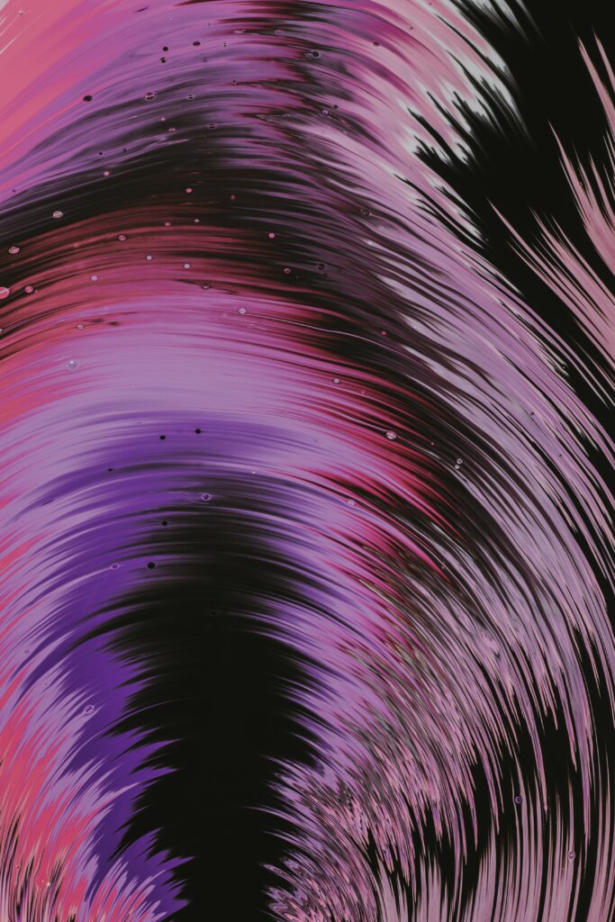 Dynamic Abstract Wallpaper: Vibrant Purple, Pink, & Black Design