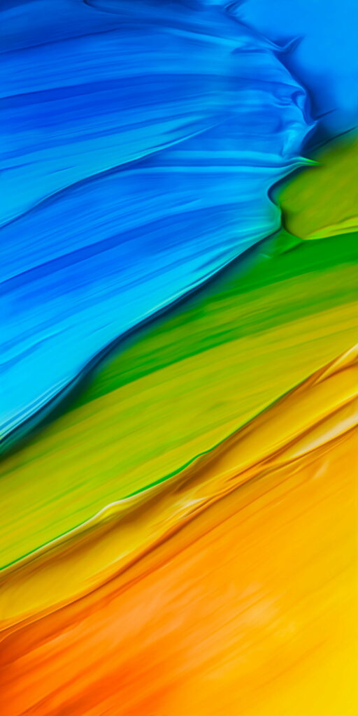 MIUI 9: Abstract Android Art with Vibrant Paint Splatters - Xiaomi HD Phone Wallpaper