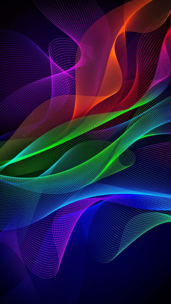 Vibrant Abstract Wallpaper for the 4k Colorful Razer Phone