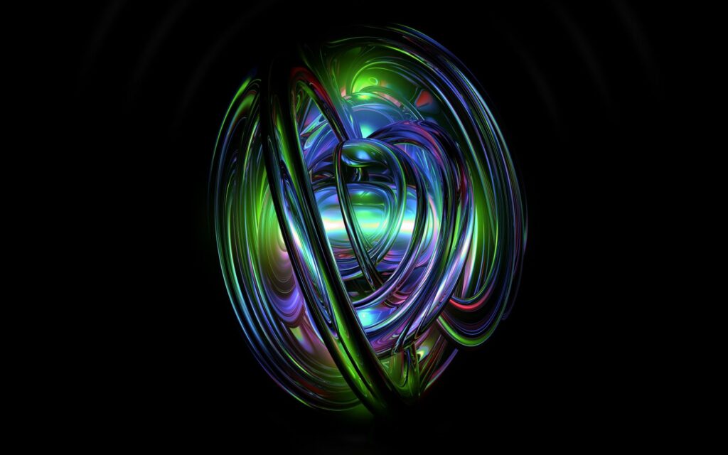 Vibrant Metallic Abstract Wallpaper - 1920x1200 Background Design