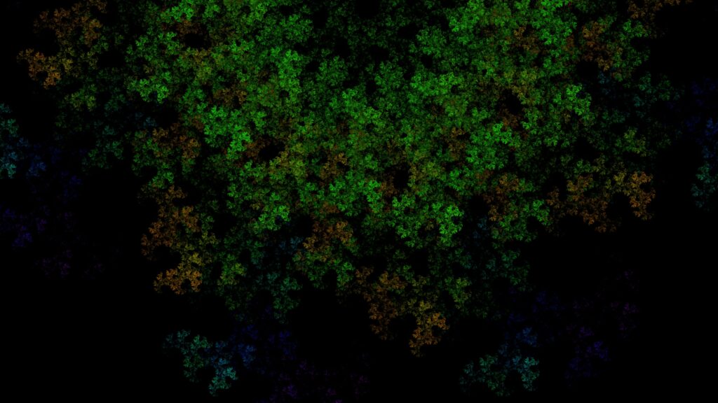 Colorful Fractal Mosaic Wallpaper - Vibrant 3840x2160 Design