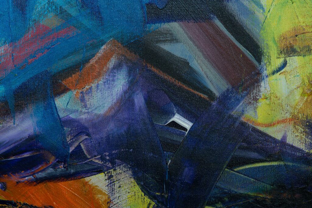 Vibrant Abstract Oil Paint Wallpaper: Dynamic Colors & Textured Design