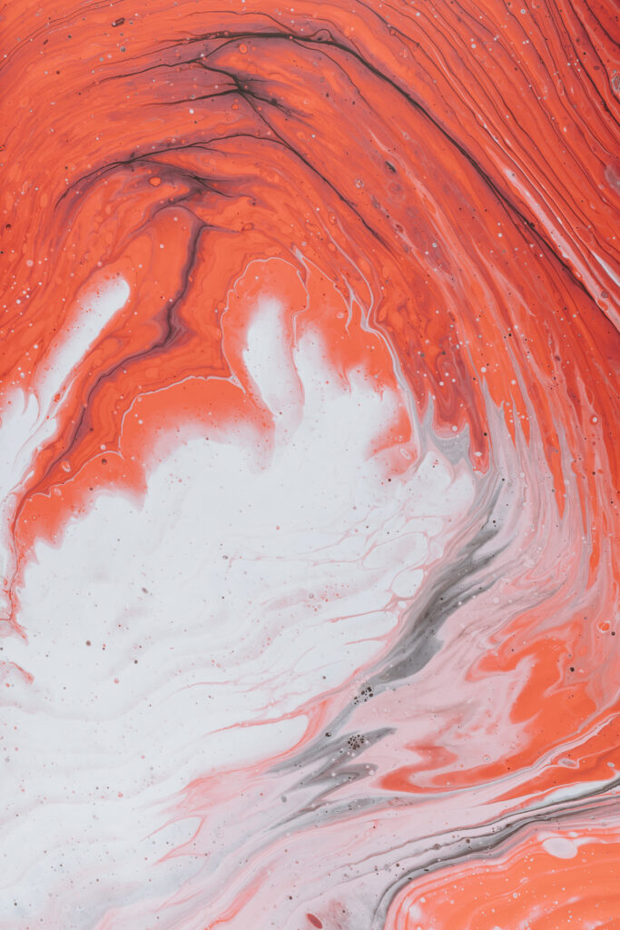 Vibrant Paint Swirl Wallpaper: Colorful Abstract Background Design