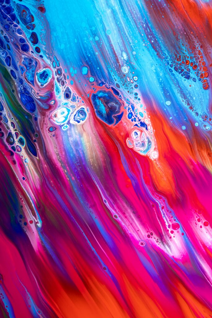 Vibrant High-Resolution Abstract Wallpaper with Dynamic Colors