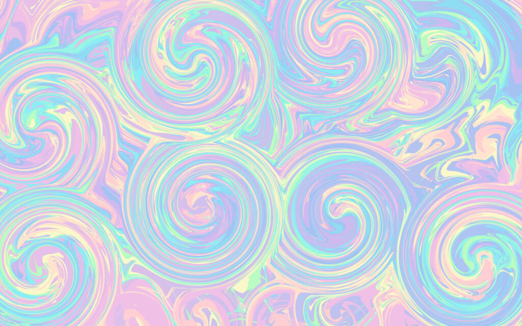 “Vibrant Abstract Wallpaper with Swirling Marble-like Patterns”