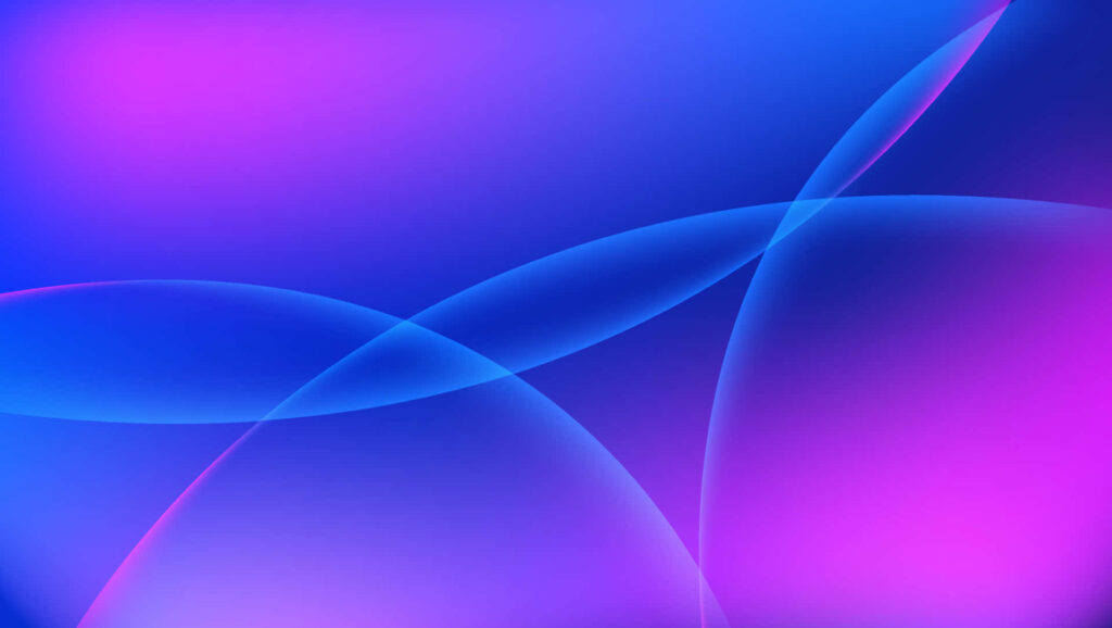 Vibrant Pink & Blue Abstract Gradient Wallpaper with Intertwined Circles