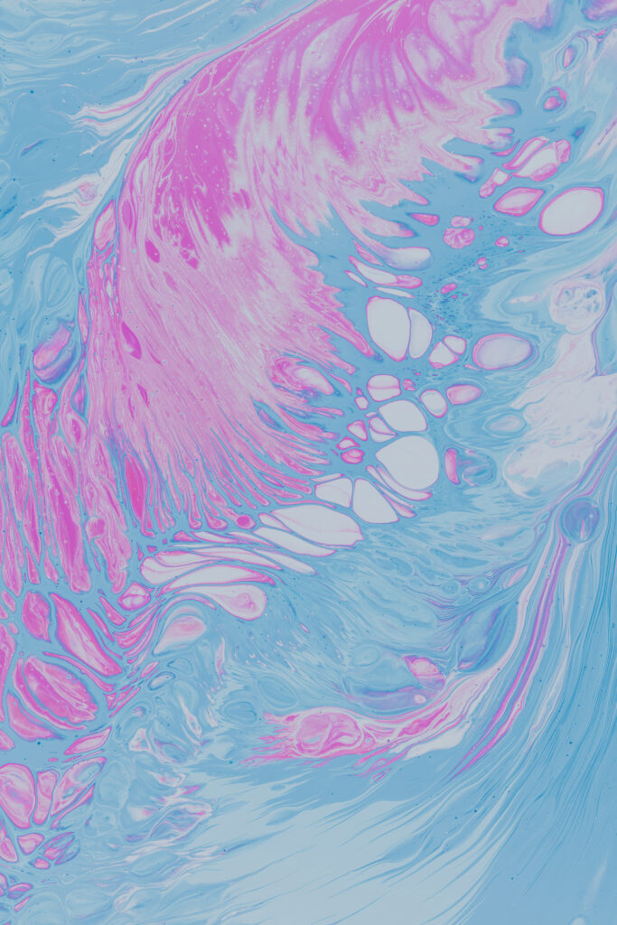 Vibrant 4000x6000 Abstract Pink & Blue Wallpaper – Artistic Background
