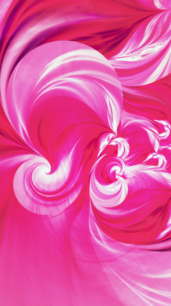 Vibrant Abstract Wallpaper: Pink Spirals & Dynamic Shapes Background